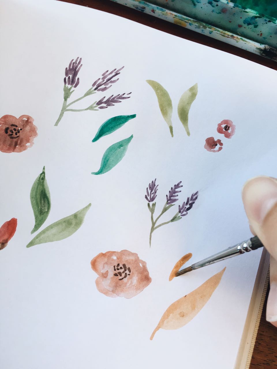 #ProyectoCreArte: Diseñar patterns con&nbsp;acuarelas